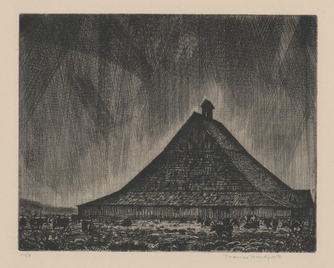 Thomas Handforth Etching [Clouds Gathering] (1 of 4)