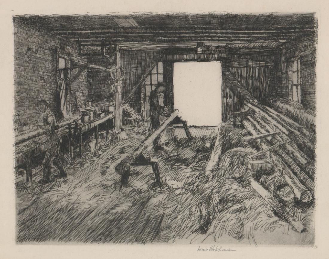Louis Wolchonok (1898 - 1973) Etching (1 of 4)