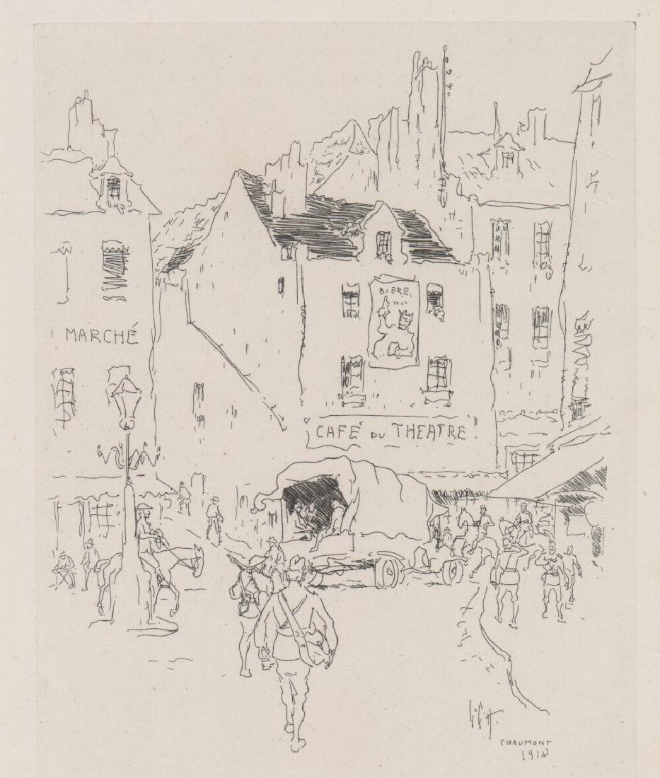 Lester G. Hornby Etching (1 of 4)