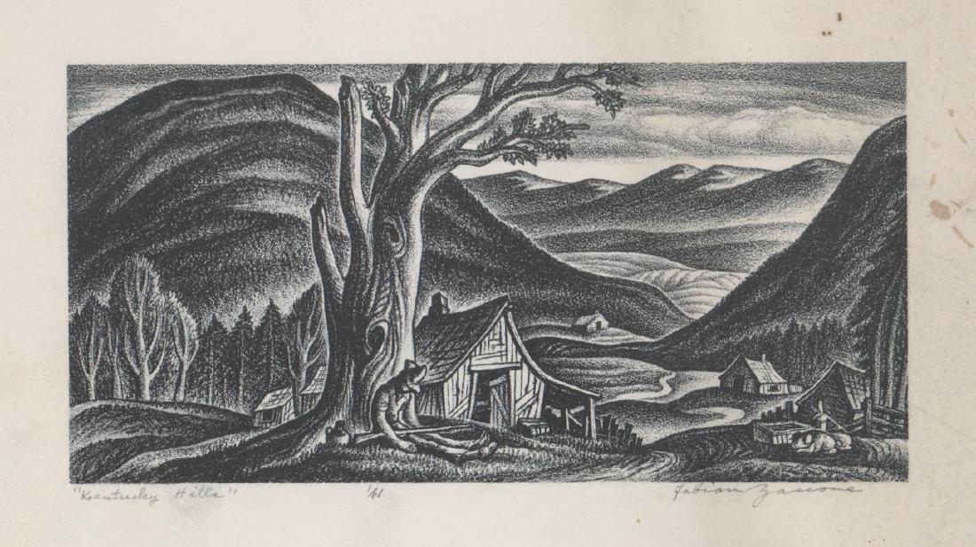 Fabian F. Zaccone (1910 - 1992) Lithograph (1 of 5)