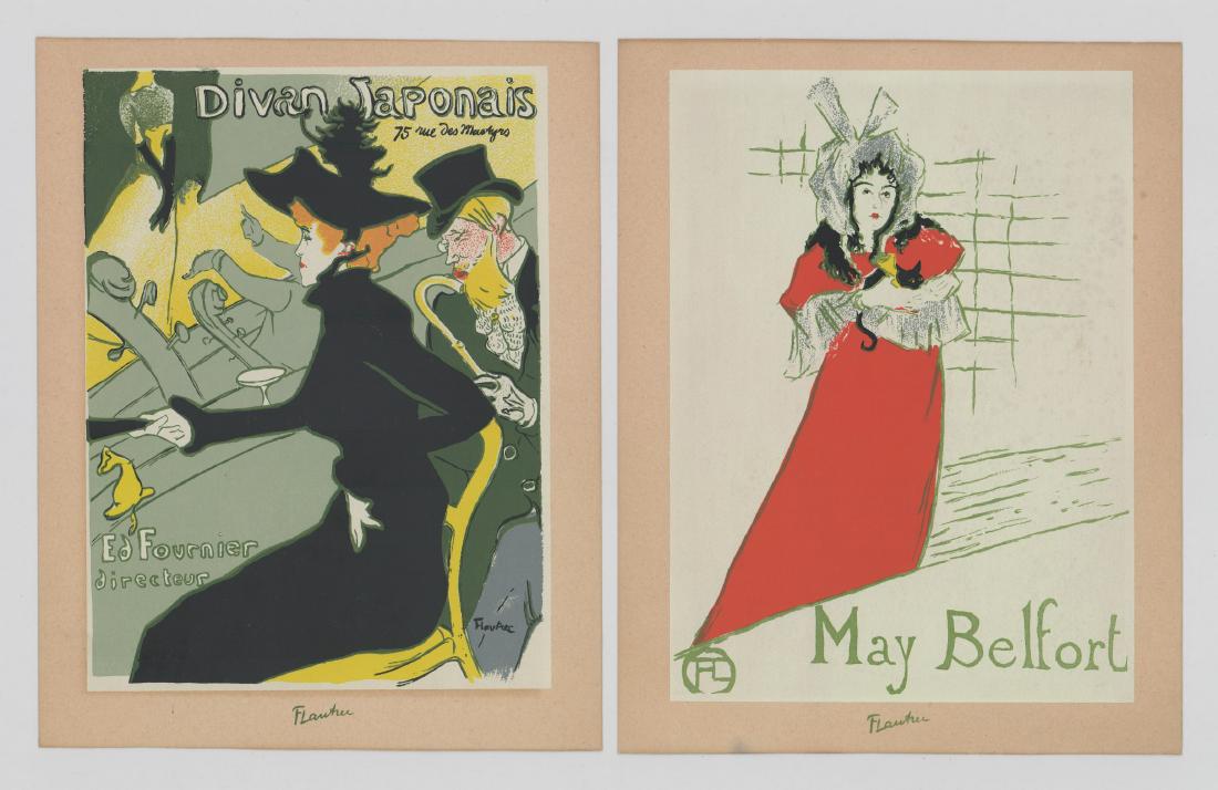 Henri Marie Raymond Toulouse-Lautrec Lithographs (1 of 4)