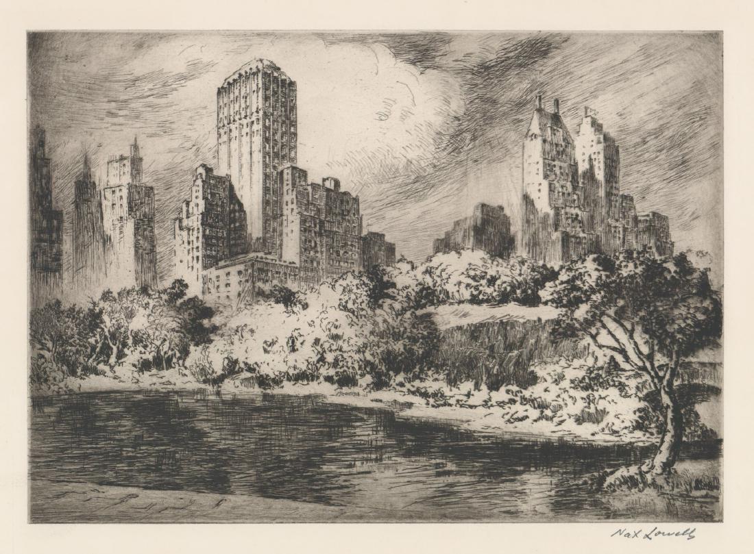 Nat Lowell (New York 1880-1956) Etching (1 of 4)