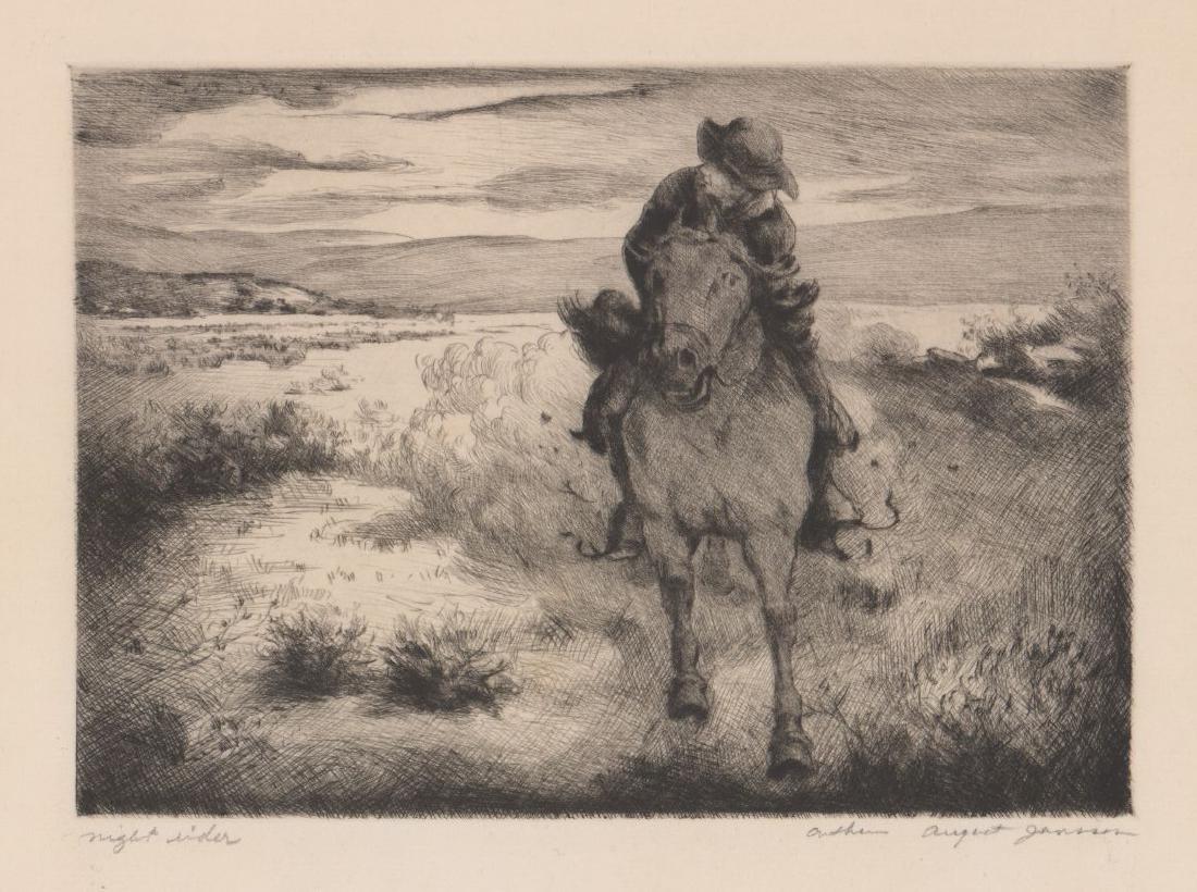 Arthur August Johnson (1890-1960) Etching (1 of 5)