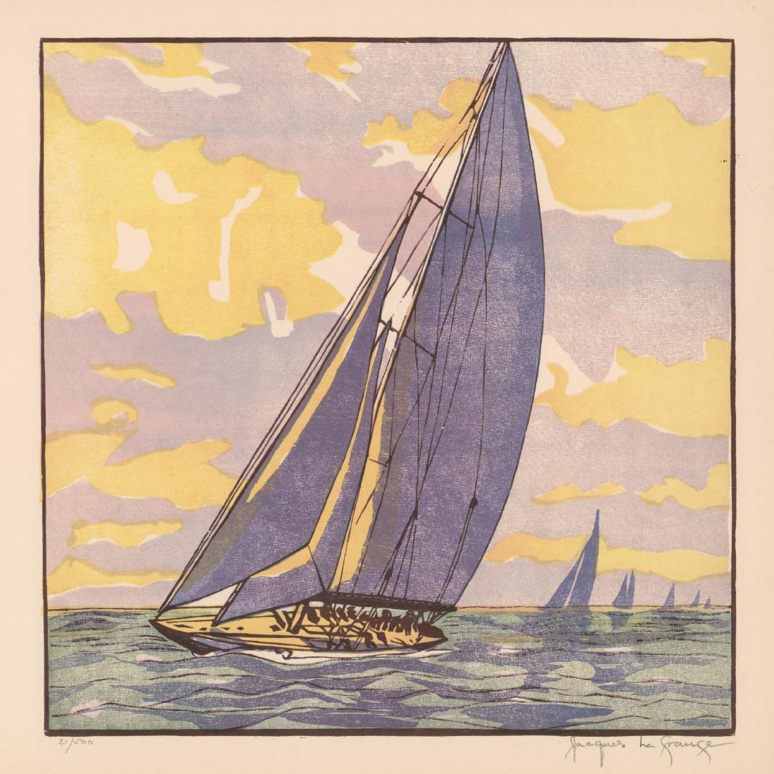 Jacques La Grange Woodcut (1 of 4)