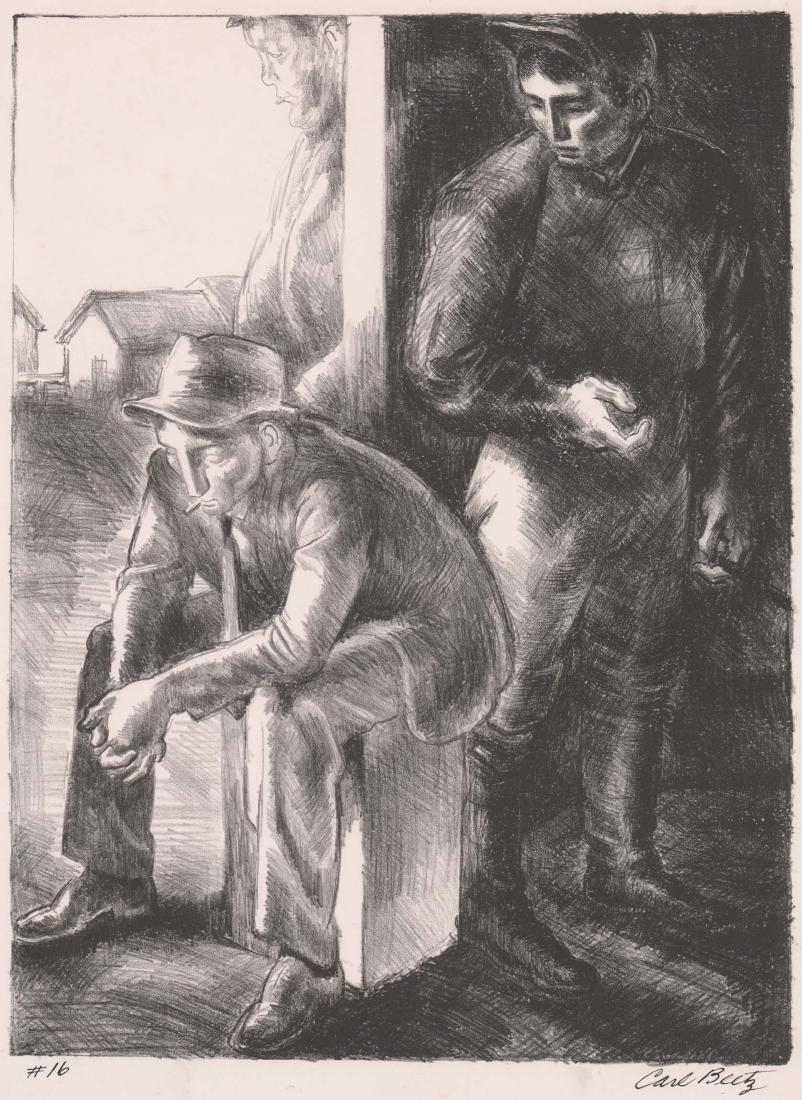 Carl Beetz Lithograph [Jockey's Quarters] (1 of 5)