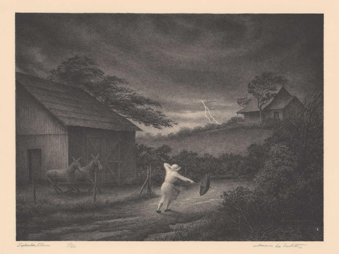 Jackson Lee Nesbitt Lithograph [September Storm] (1 of 5)