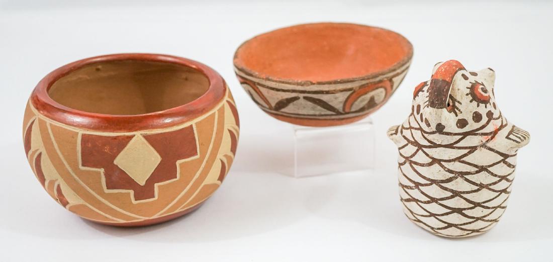 Hopi Santa Clara Acoma Pottery Owl Group (1 of 10)