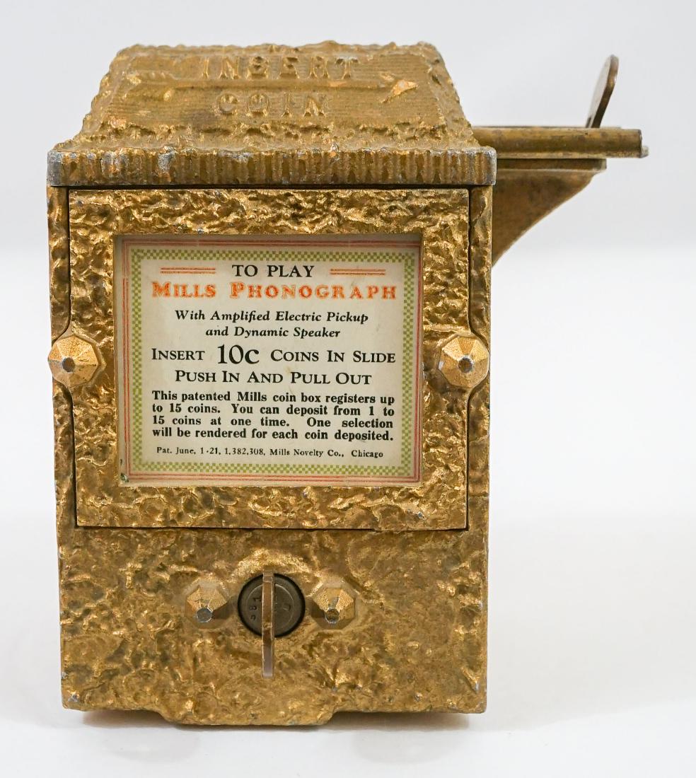 1921 Mills Phonograph Jukebox Coin Box (1 of 7)
