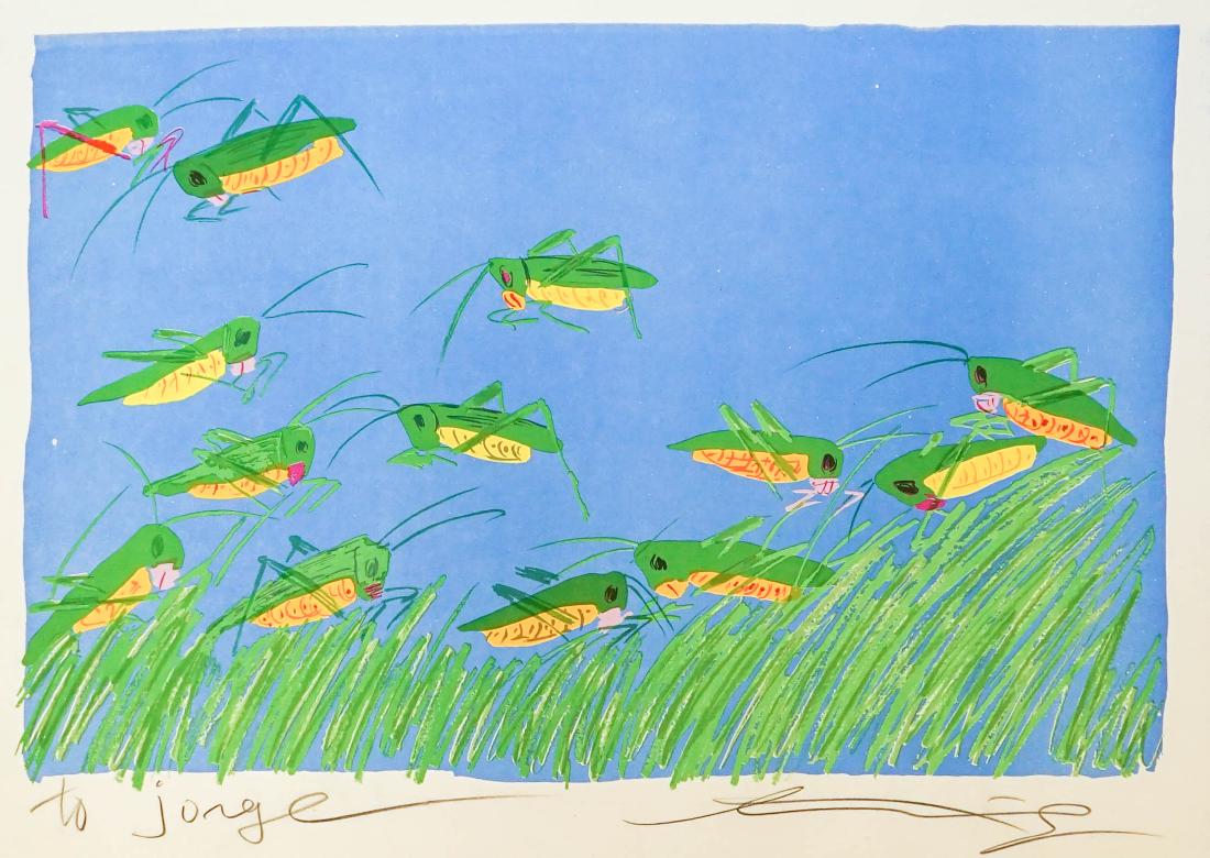 Walasse Ting Signed Lithograph (1 of 4)