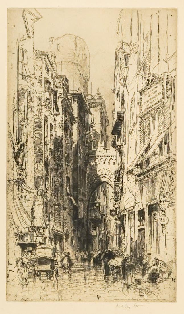 Hedley Hilton Large Etching (1 of 4)