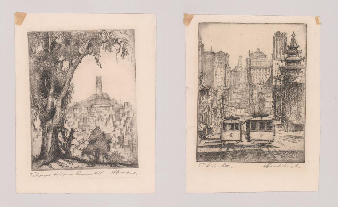 Harriet Gene Roudebush Etchings (1 of 4)