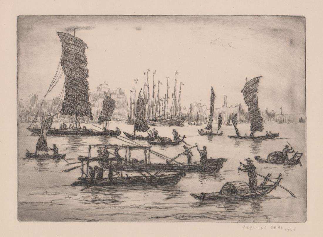 Reynolds Beal (1866-1951) Etching (1 of 4)
