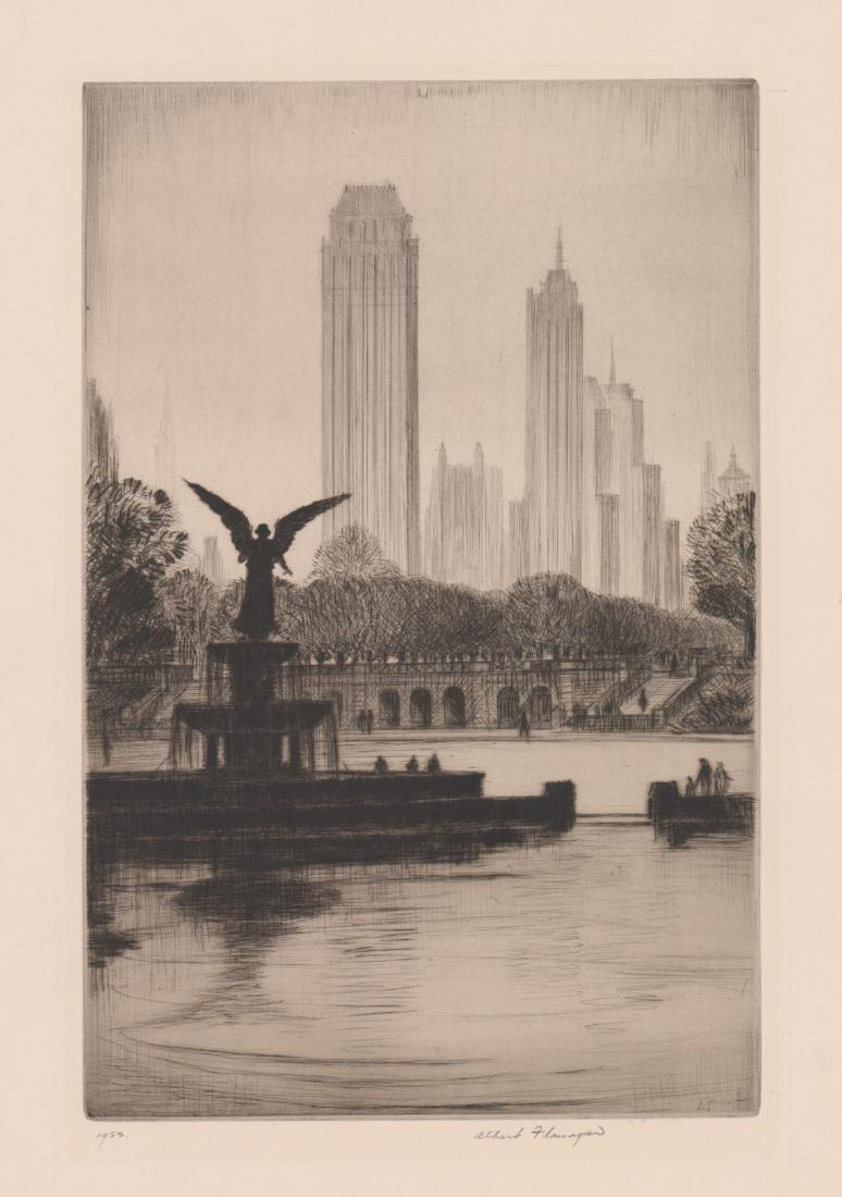 Albert Edward Flanagan (1886 - 1969) Etching (1 of 4)