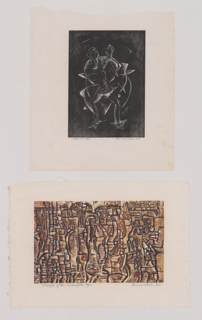 Bernard Kohn (1905 - 1989) Woodblock Prints (1 of 2)