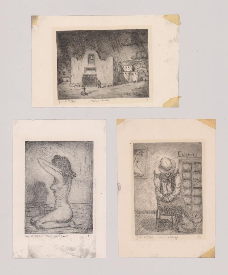 Joe D. Reed Etchings (1 of 2)