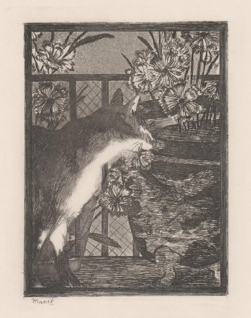 Edouard Manet Etching (1 of 3)
