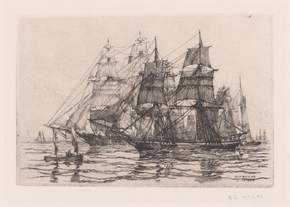 George Wales Etching (1 of 4)