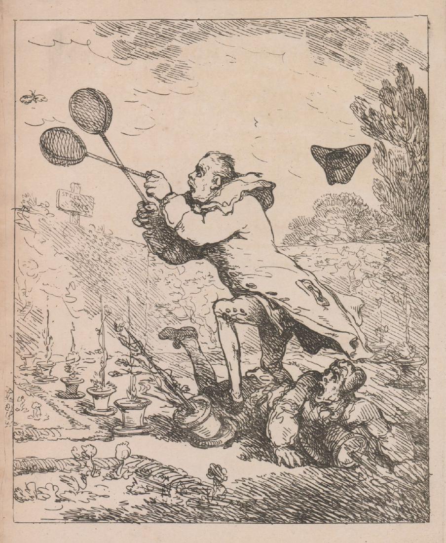 An Antique Print [Catching Butterflies] (1 of 3)