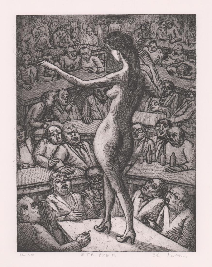 Eli Levin Etching (1 of 4)