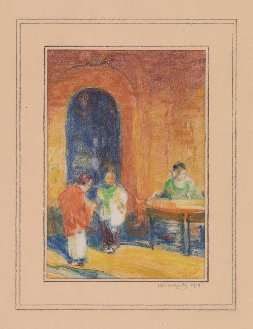 Henry Frederick Wentz (1876 - 1965) Monotype (1 of 4)