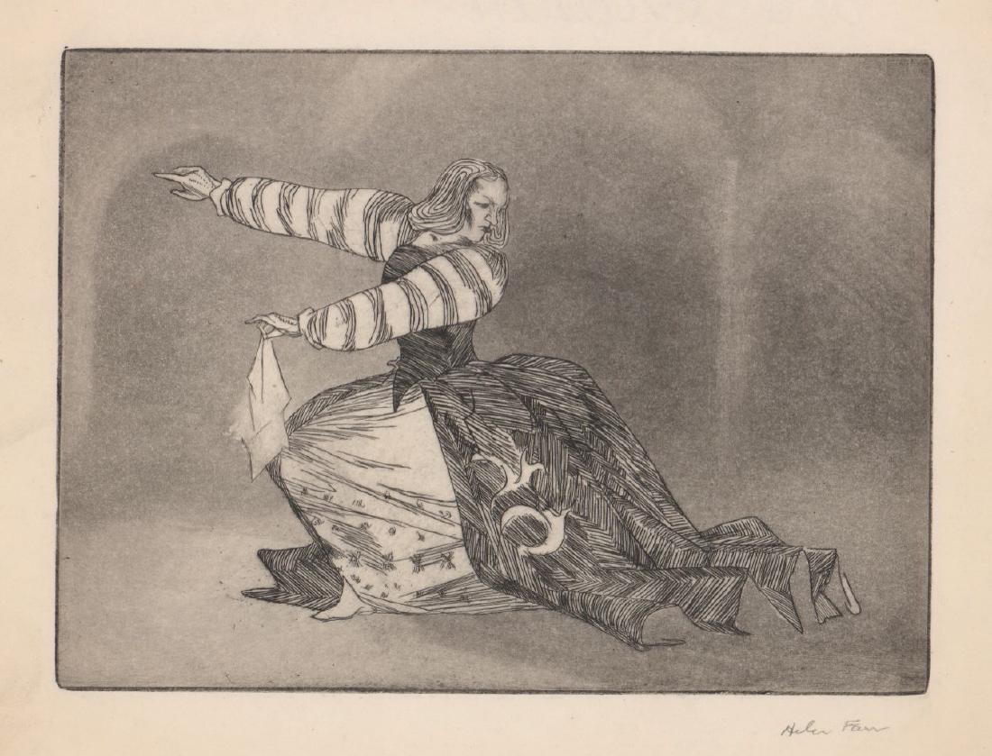 Helen Farr Sloan Etching (1 of 4)