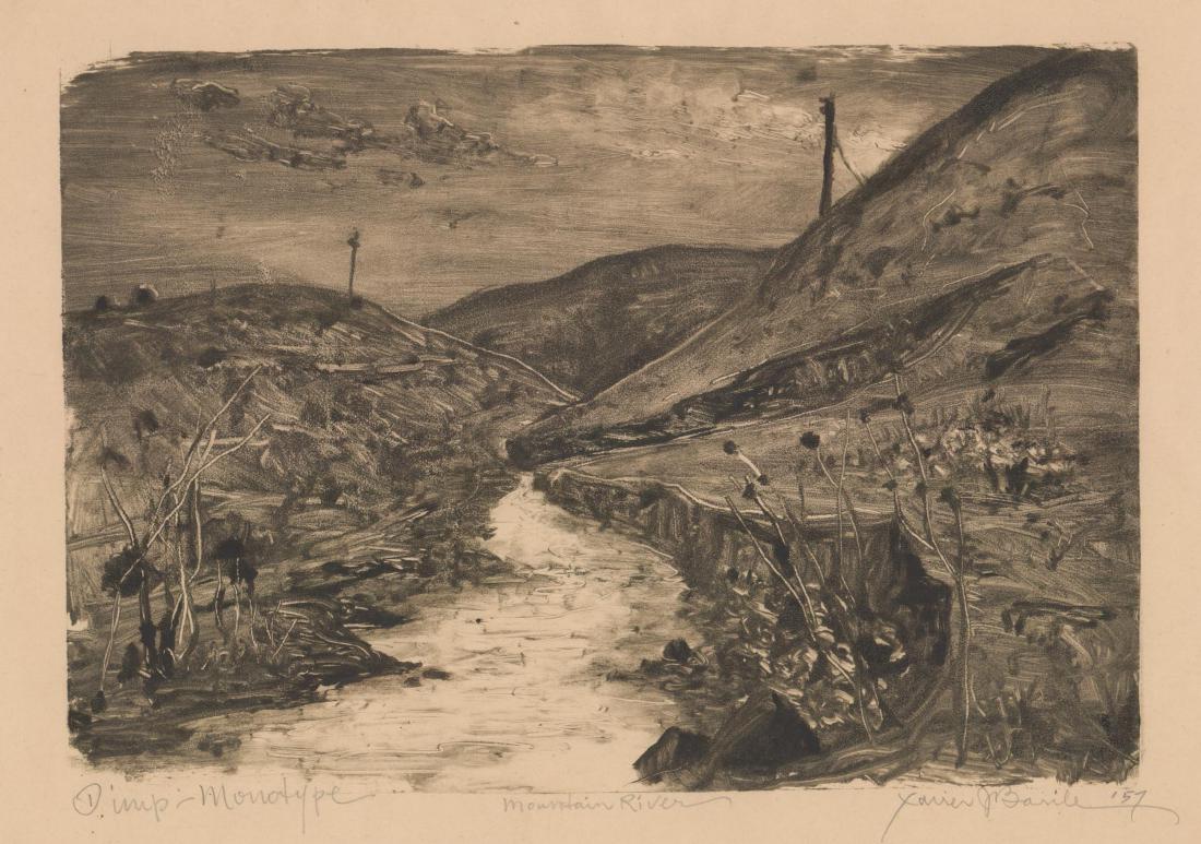 Xavier Barile (1891-1981) Monotype (1 of 4)