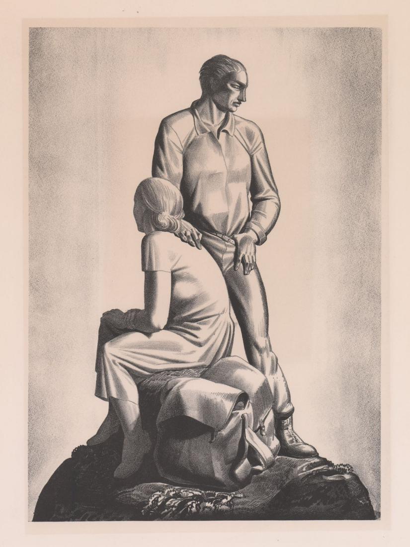 Rockwell Kent Lithograph [And Now Where] (1 of 3)