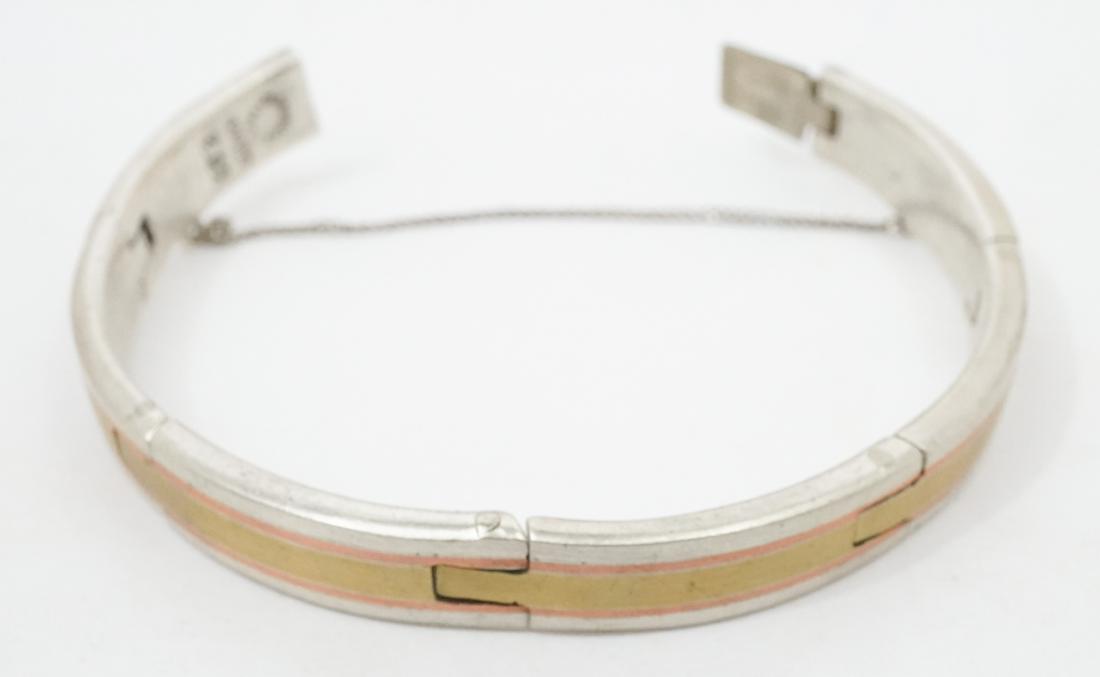 Los Castillo Taxco Mixed Metal Mexico Bracelet (1 of 3)