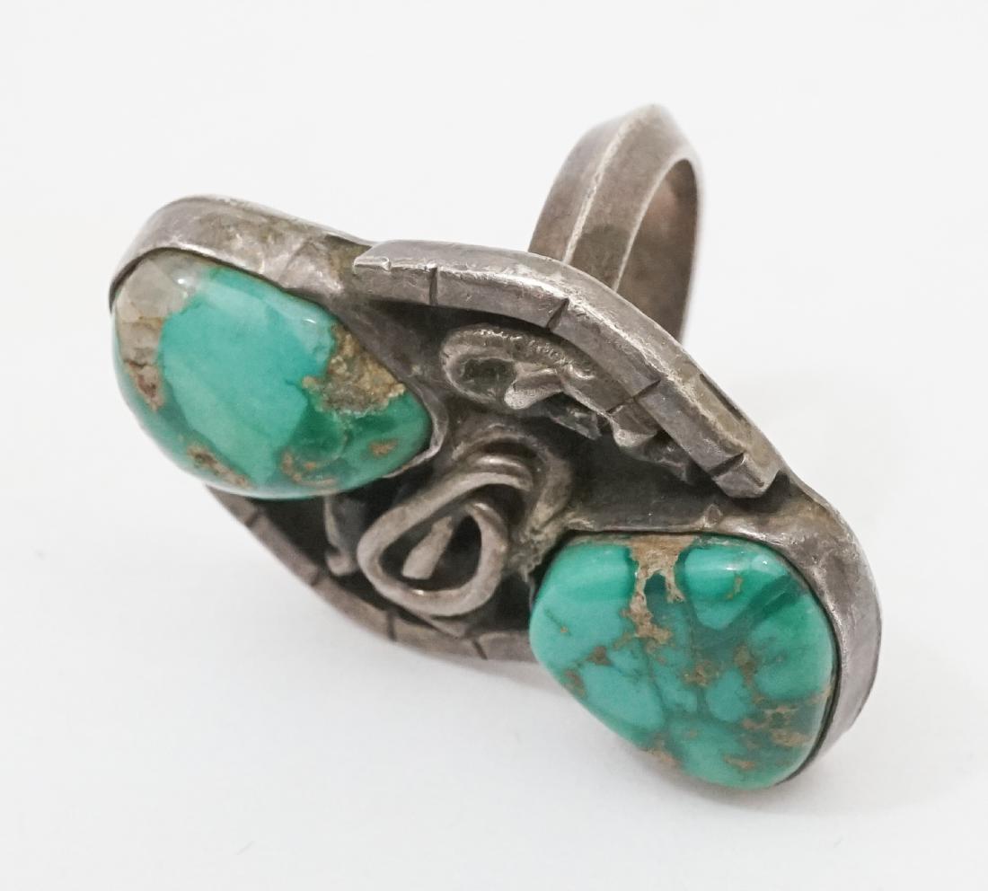 Old Pawn Navajo Ring With The Initial R (1 of 4)