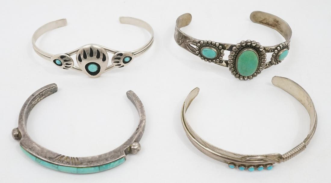 Four Southwest Native American Bracelets (1 of 5)