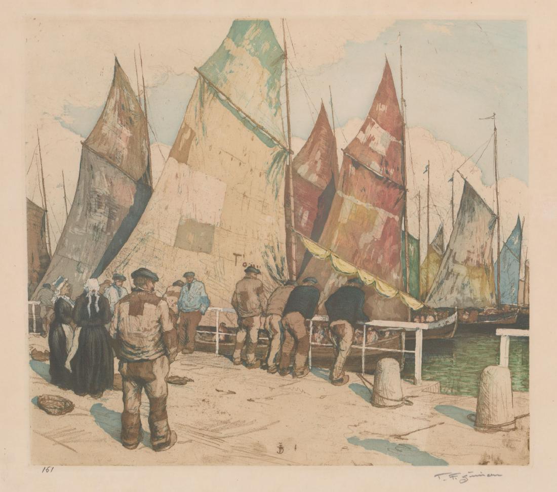 T.F. Simon Aquatint (1 of 4)