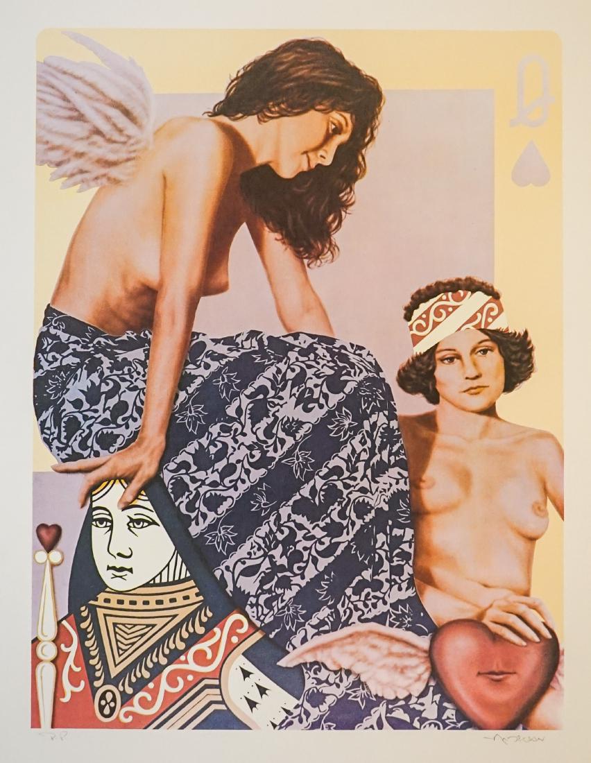 Robert Anderson Lithograph Queen of Hearts P.P. (1 of 5)