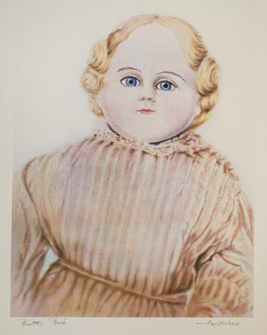 Robert Anderson Lithograph [Doll] Printer's Proof (1 of 5)