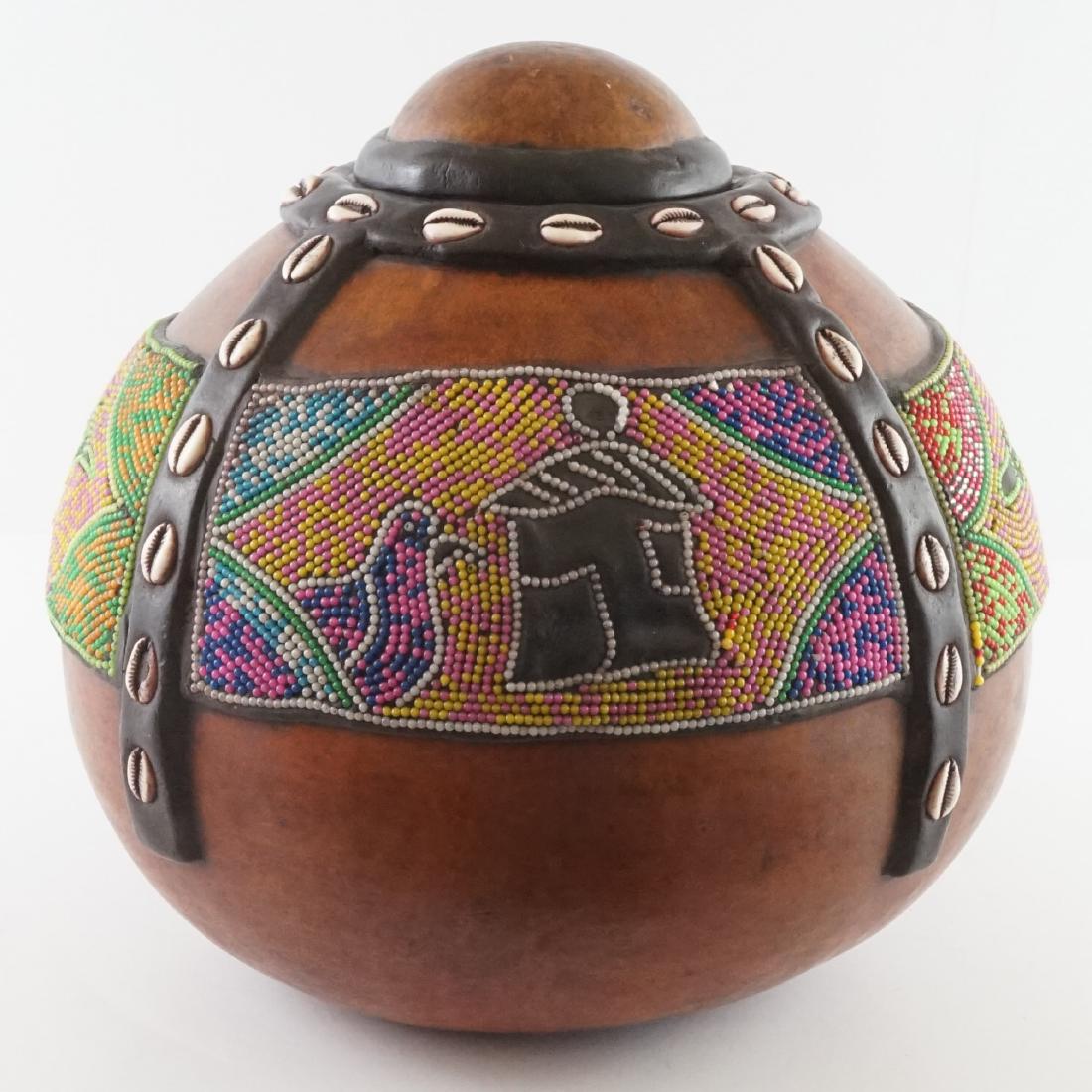 African Beaded Gourd (1 of 8)