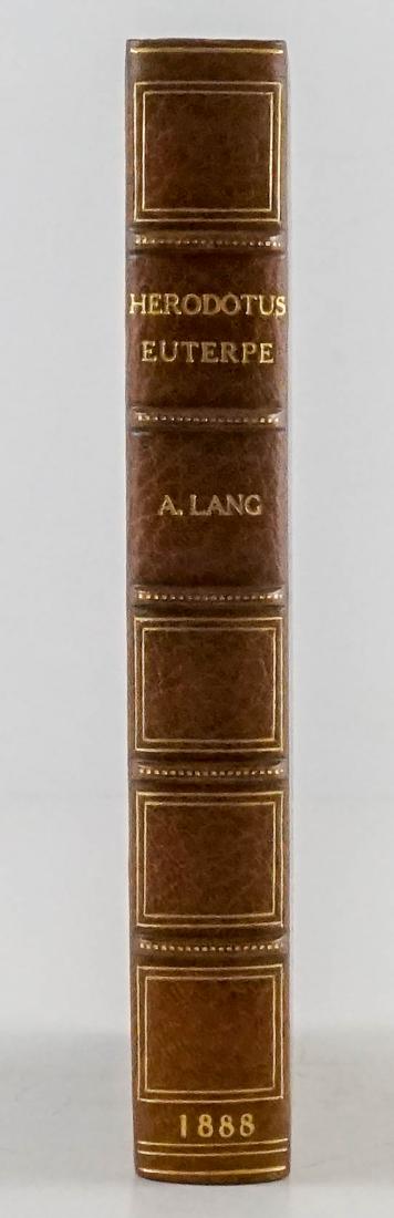 Herodotus - Euterpe editied by Andrew Lang, 1888 (1 of 4)