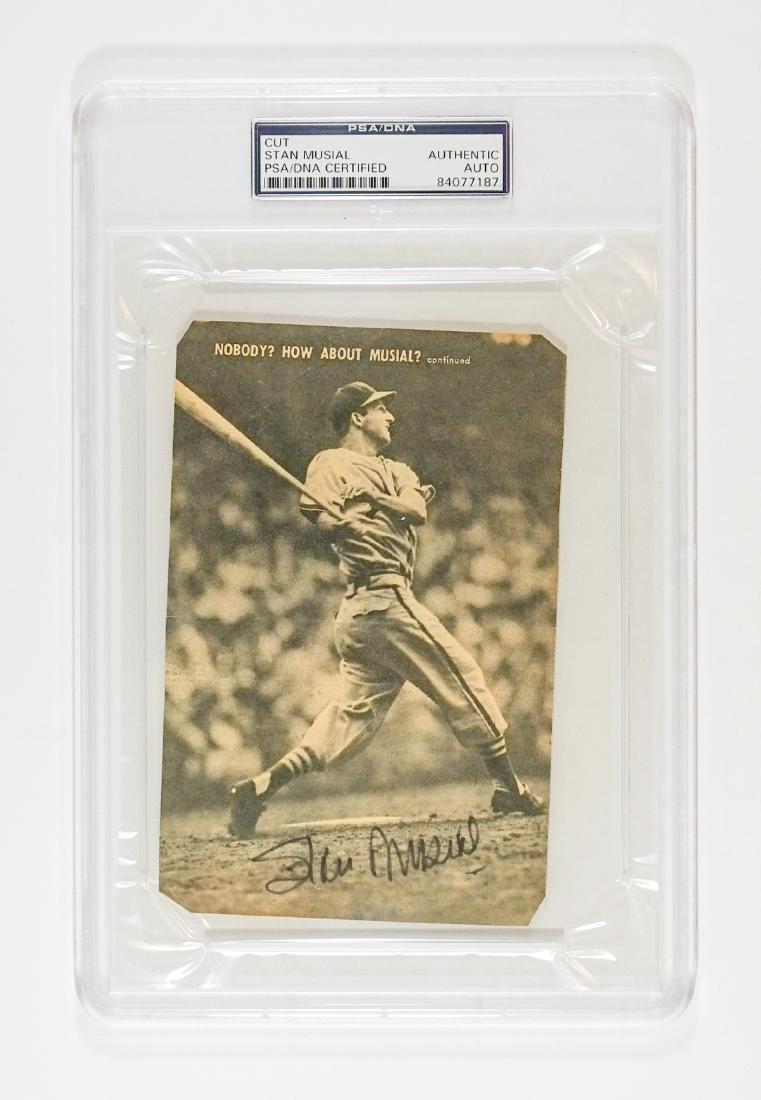 Stan Musial Autographed Cut PSA/DNA (1 of 2)