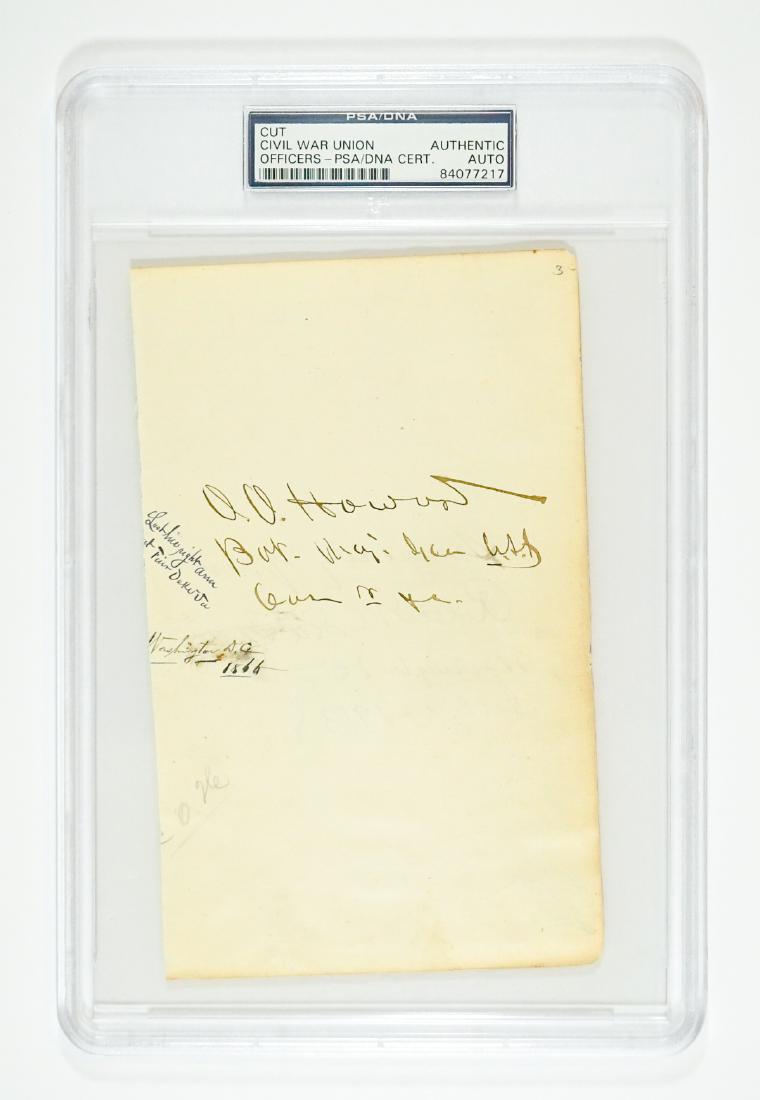 Civil War Union Officers Signed Album Page PSA/DNA (1 of 2)