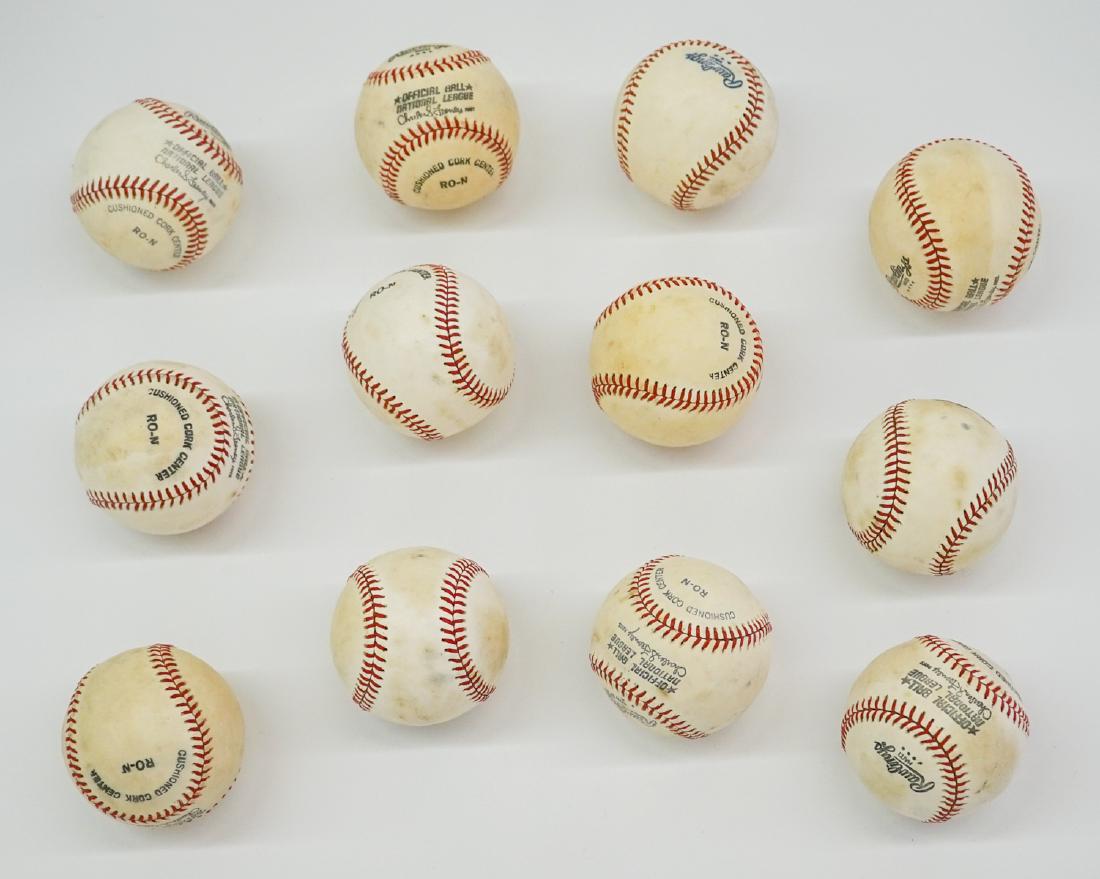 One Dozen Vintage Charles Feeney ONL Baseballs (1 of 1)