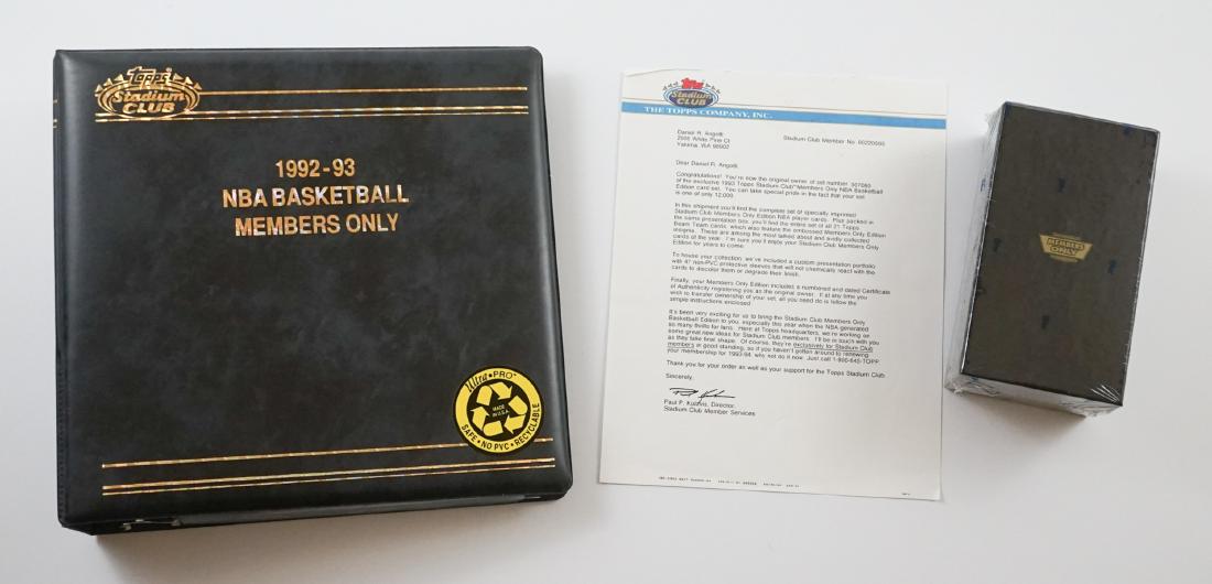 1992-93 Topps Stadium Club Members Poly Set (1 of 3)