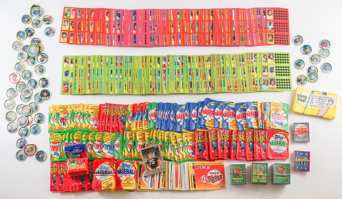 A Large Group of Topps Wax Pack Wrappers and More (1 of 4)