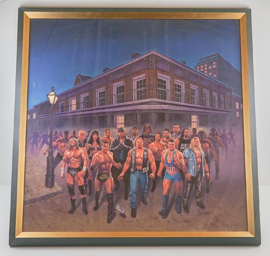 Mark Romanoski Original Artwork WWF Wrestlers (1 of 7)