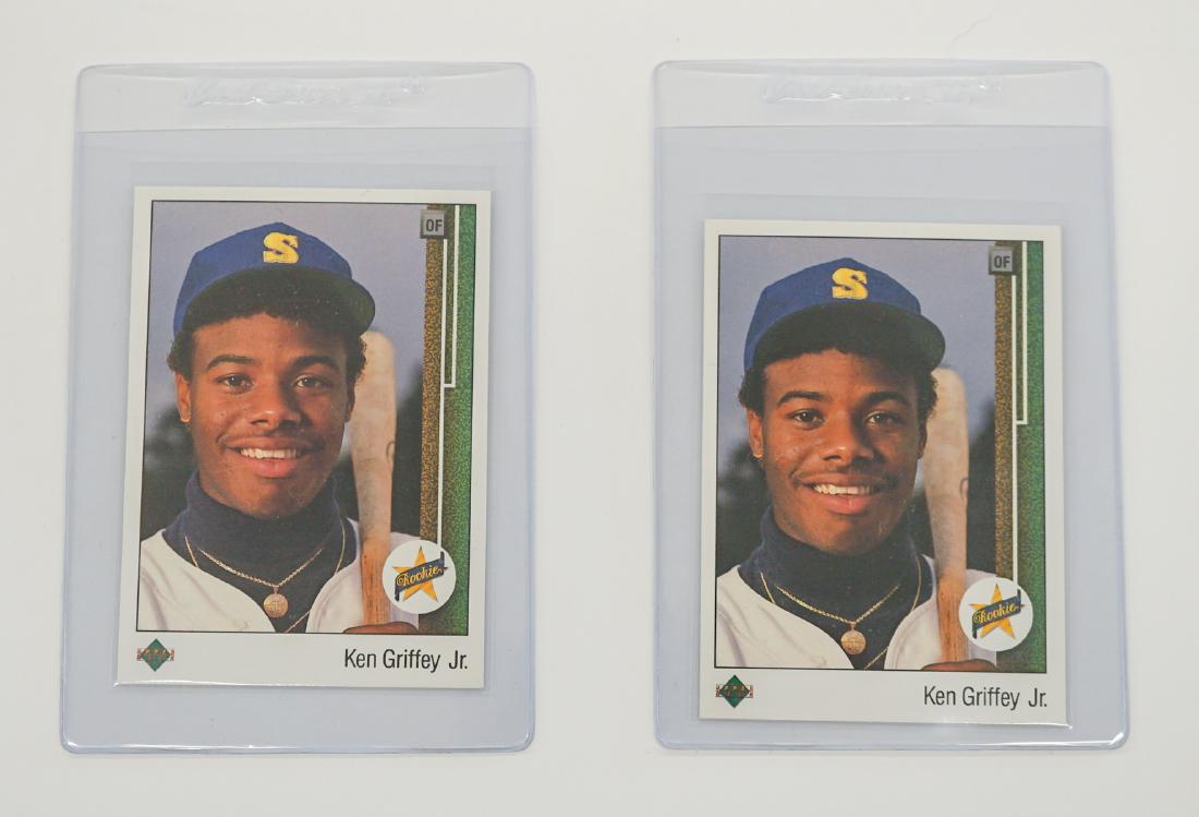 Two Ken Griffey, Jr. 1989 Upper Deck Rookies (1 of 2)
