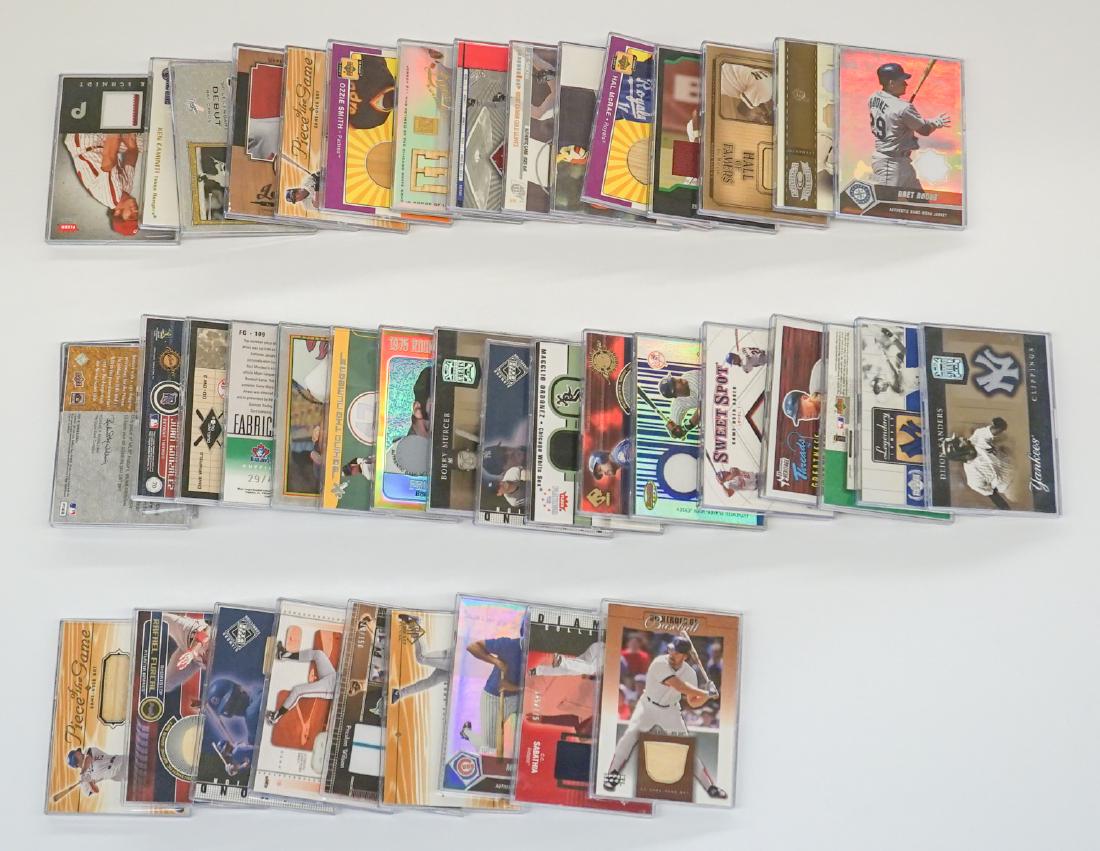 A Group of [42] Game-Used Relics Insert Cards (1 of 4)