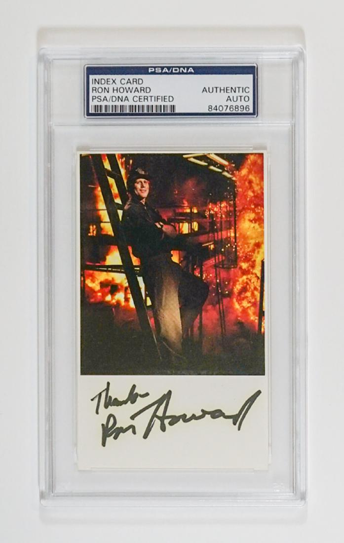 Ron Howard Autographed Index Card PSA/DNA (1 of 2)