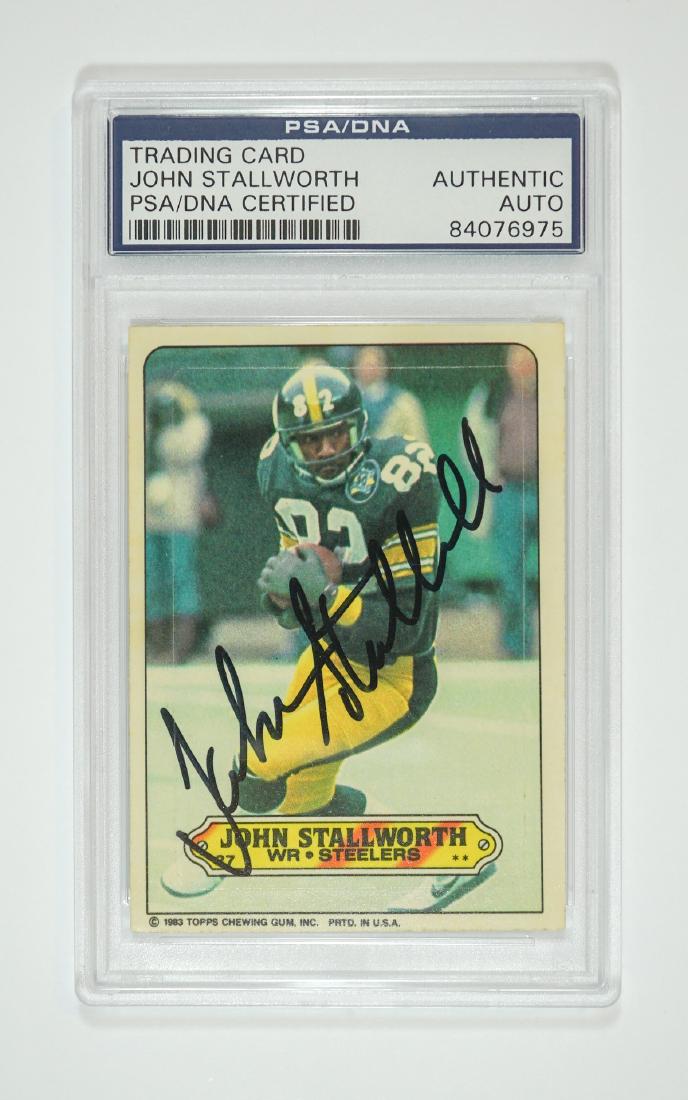 John Stallworth Autographed Football Card (1 of 2)