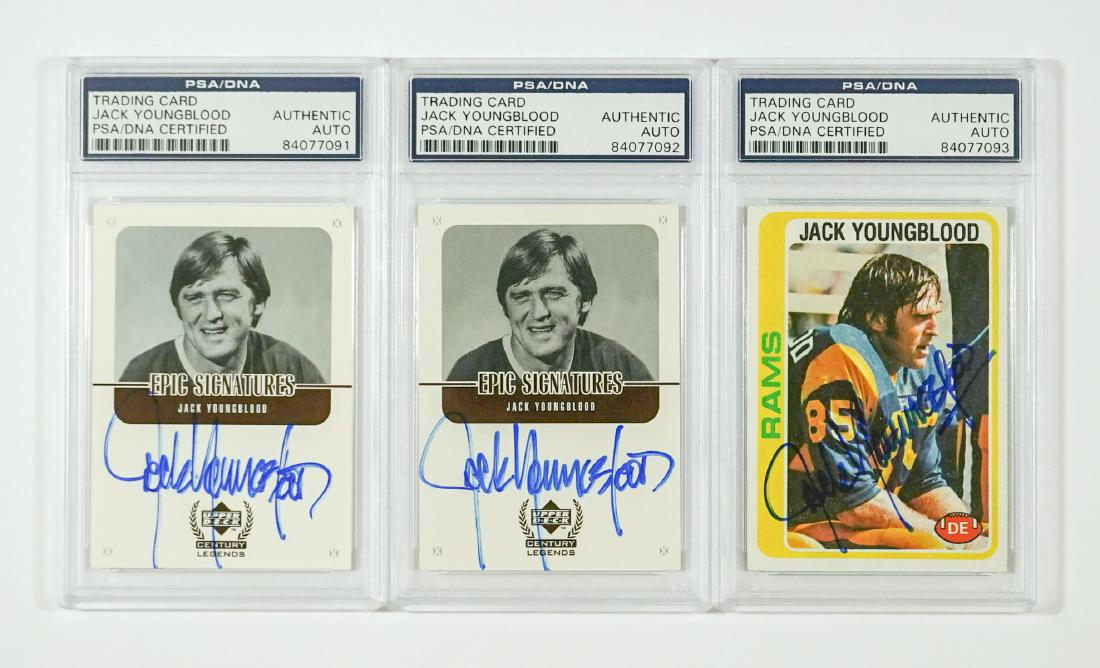 Jack Youngblood Autographed Football Cards (1 of 2)