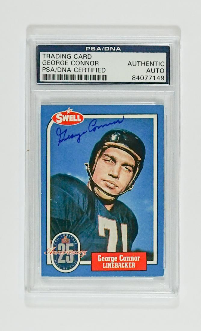 George Connor Autographed Football Card (1 of 2)