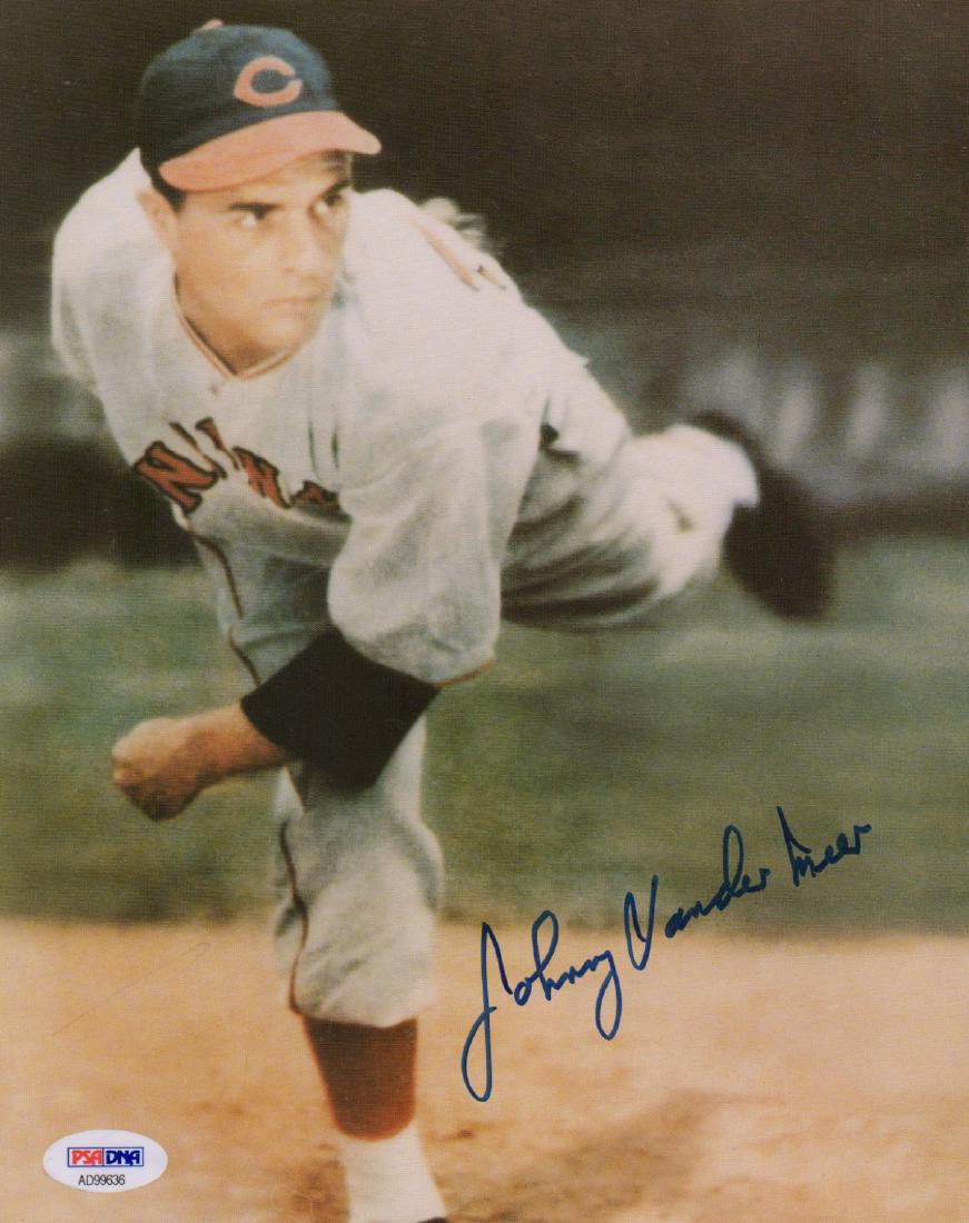 Johnny Vander Meer Signed Photo PSA/DNA (1 of 3)
