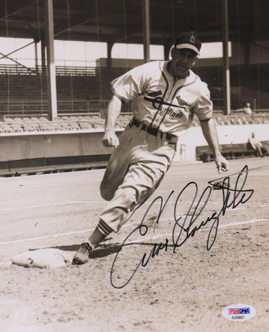 Enos Slaughter Signed 8 x 10 Photograph (1 of 3)
