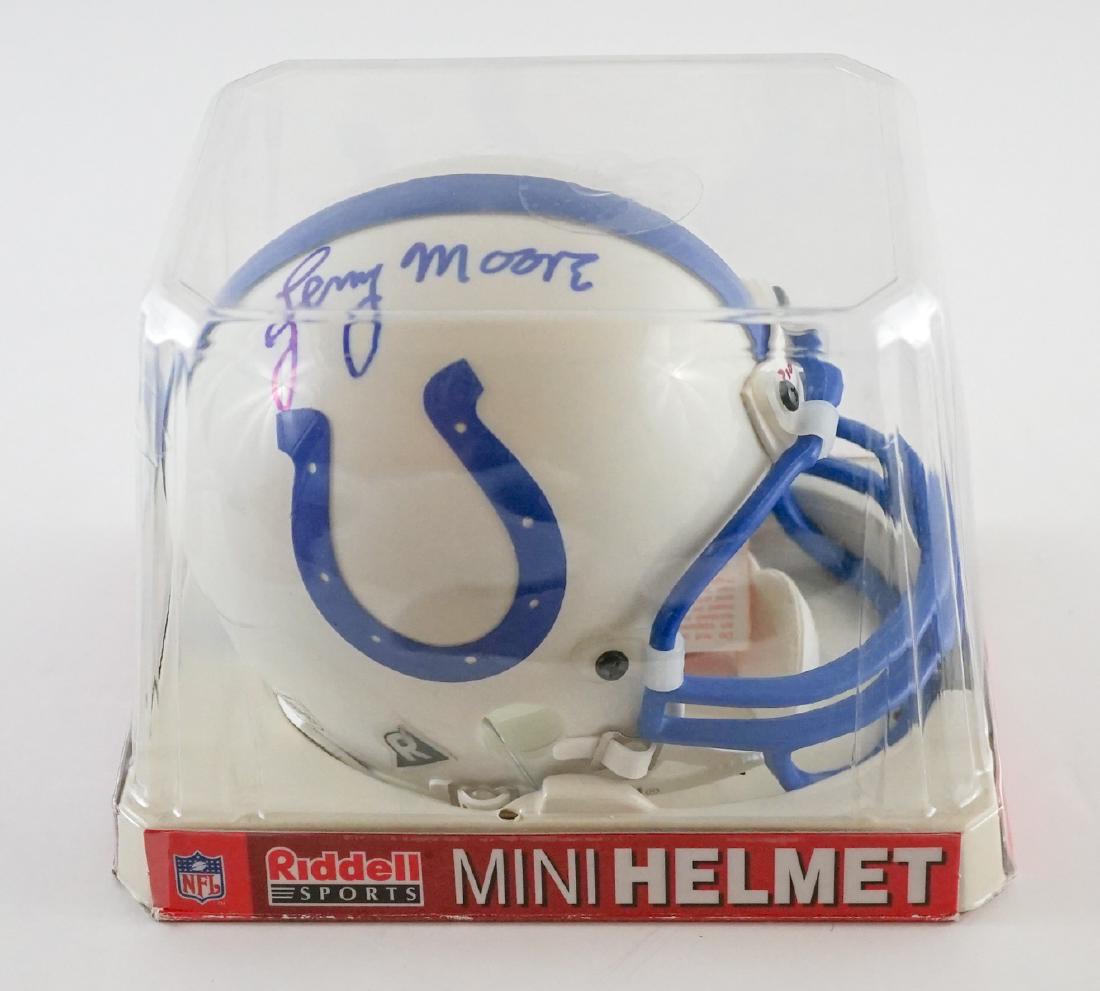 Lenny Moore Signed Mini-Helmet PSA/DNA (1 of 3)